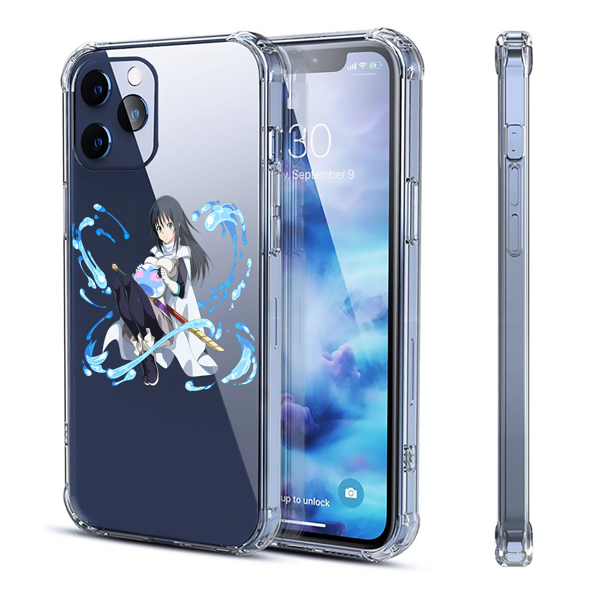 （画像用） 転スラ Regarding Reincarnated to Slime 【iPhone 12シリーズ対応】透明スマホケース（クリアソフトケース）